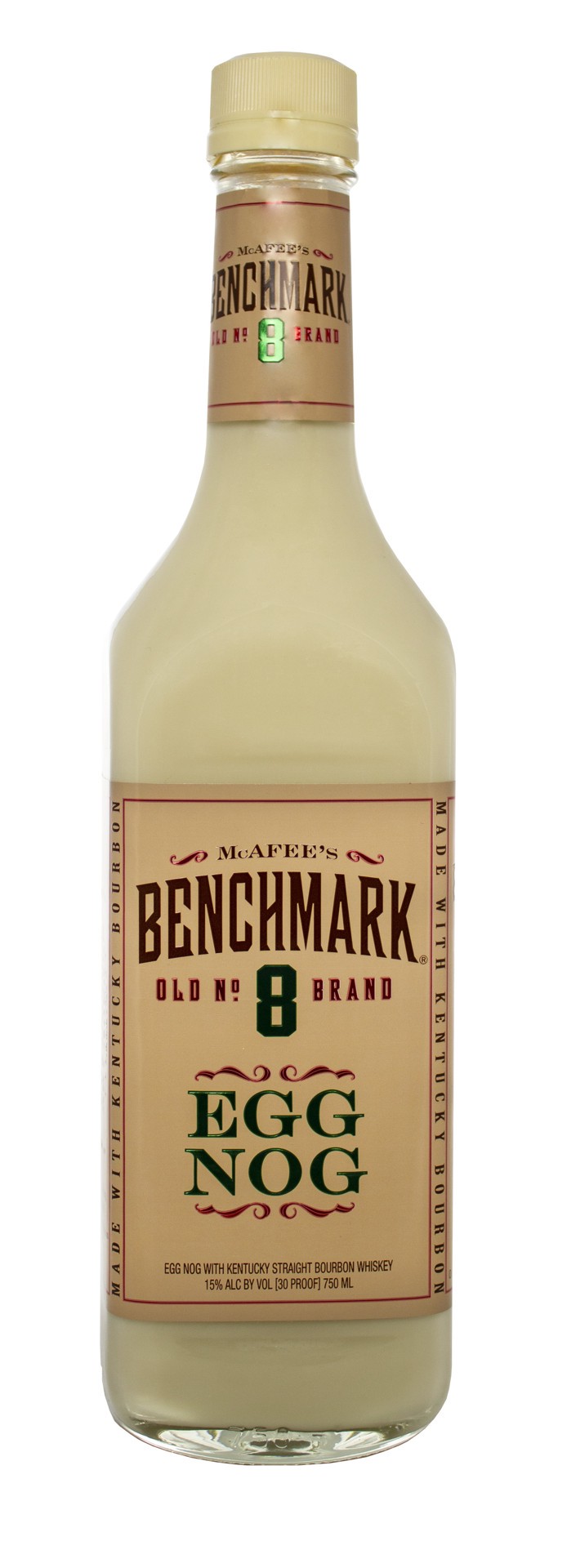 slide 1 of 2, Benchmark No.8 Eggnog Liqueur, 750 ml