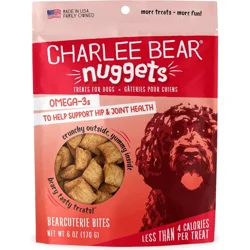 Charlee Bear Dog Treat Nuggets Bearcuterie Bites, 6 oz