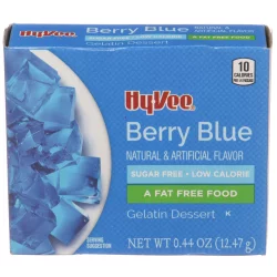 Hy-vee Berry Blue Sugar Free Low Calorie Gelatin Dessert