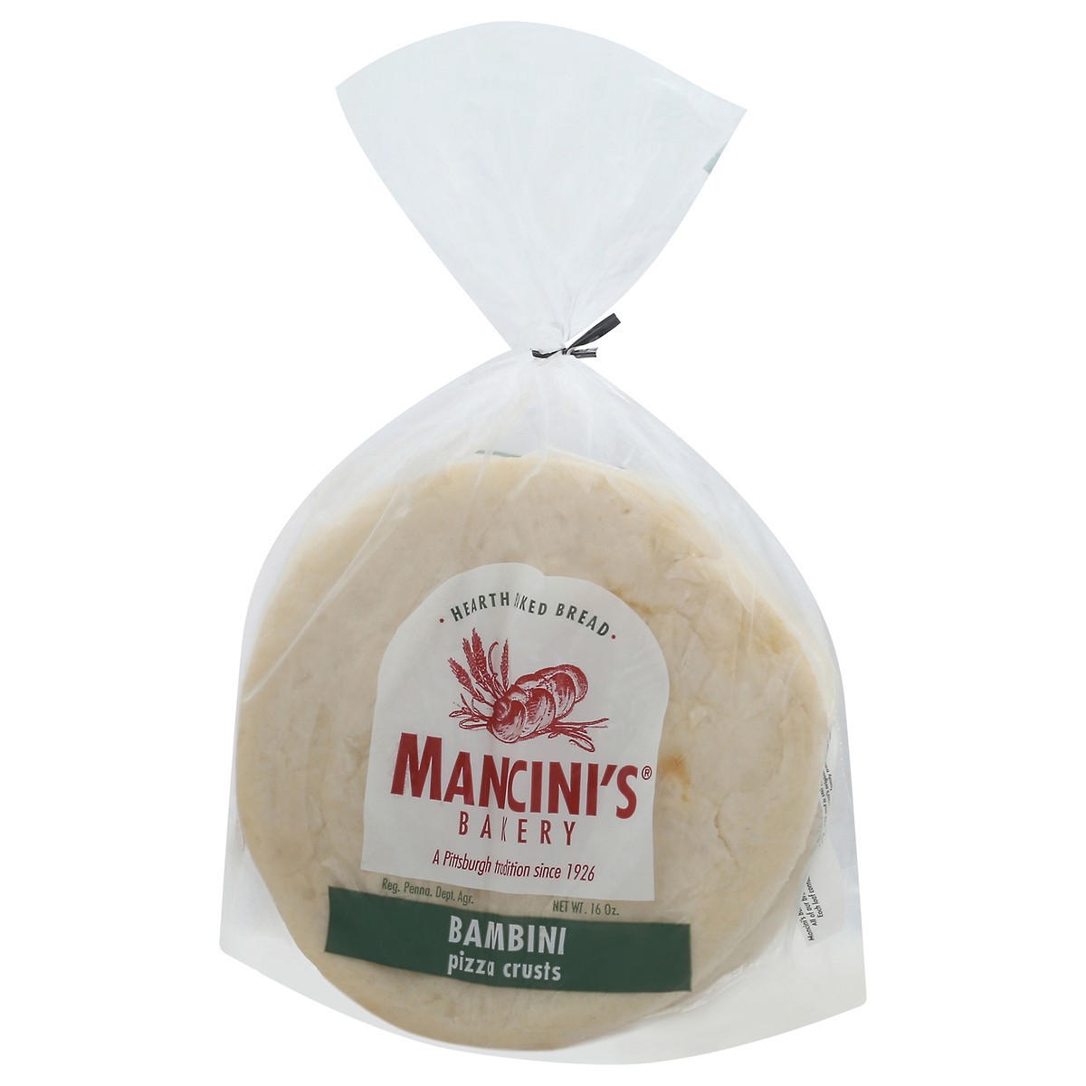 slide 13 of 13, Mancini's Bambini Pizza Crusts 16 oz, 16 oz