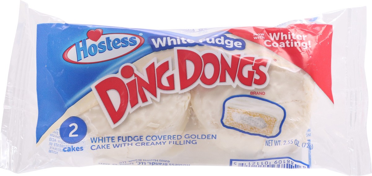 slide 1 of 12, Hostess White Fudge Ding Dongs 2 ea, 2 ct