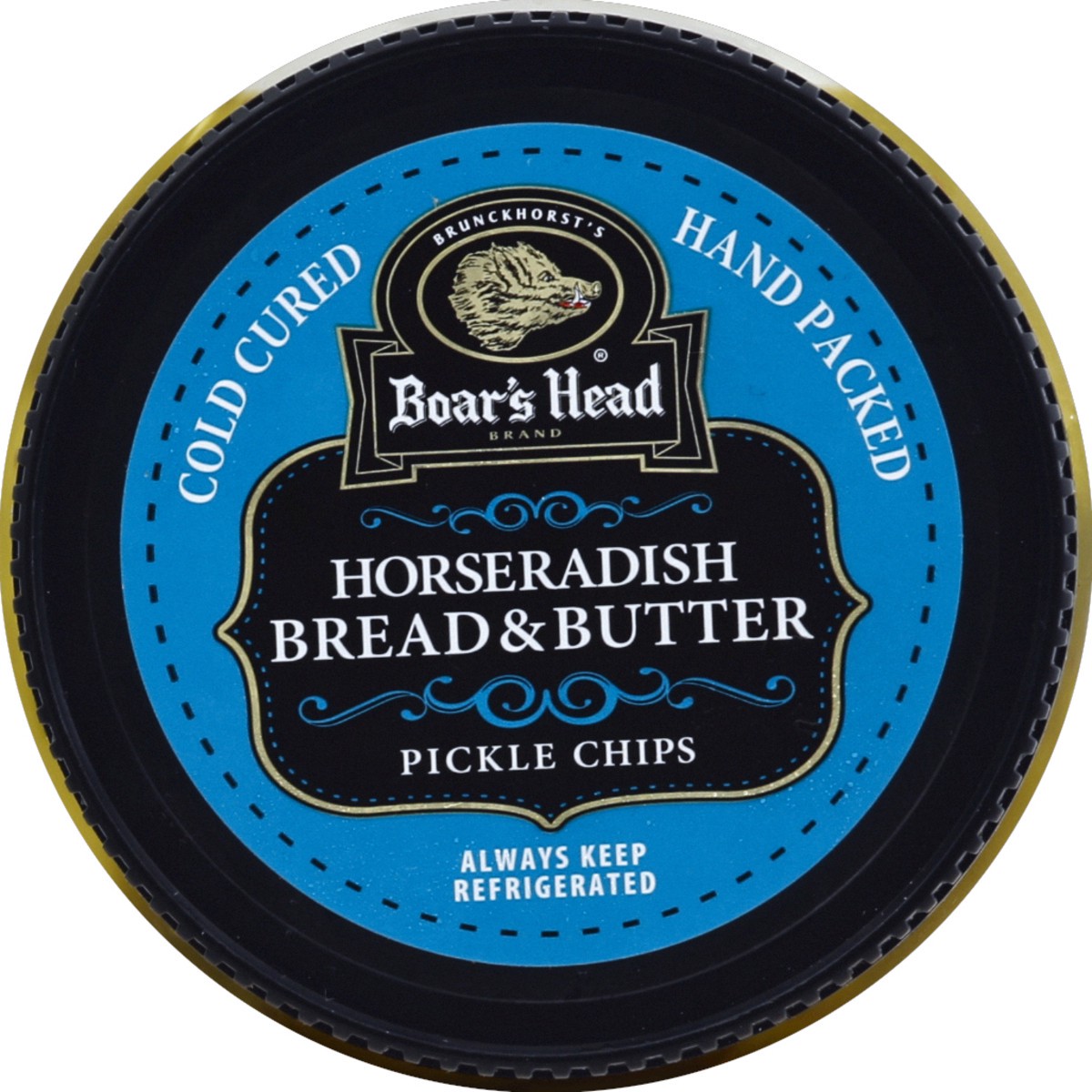 slide 2 of 6, Boar's Head Horseradish Bread & Butter Pickles, 15.5 oz