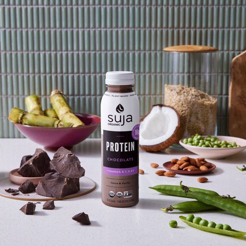 slide 4 of 7, Suja Organic Classic Chocolate Protein Shake, 12 fl oz Bottle, 12 fl oz