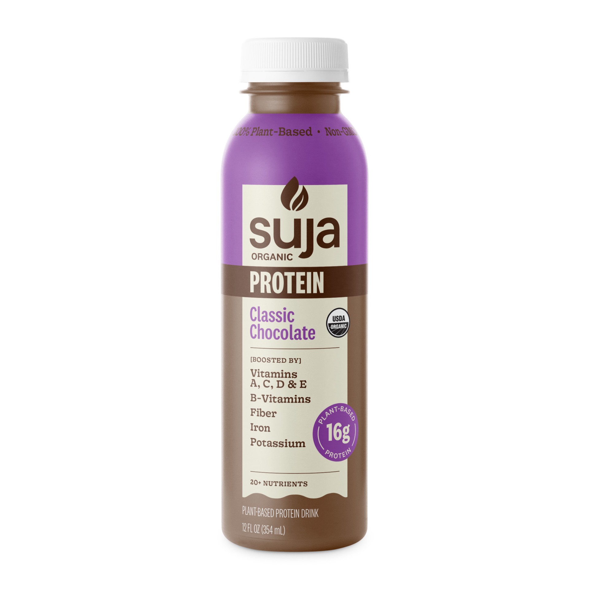 slide 1 of 7, Suja Organic Classic Chocolate Protein Shake, 12 fl oz Bottle, 12 fl oz