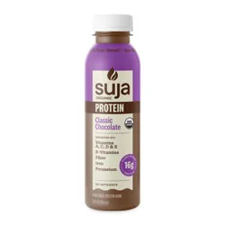 Suja Organic Classic Chocolate Protein Shake, 12 fl oz Bottle
