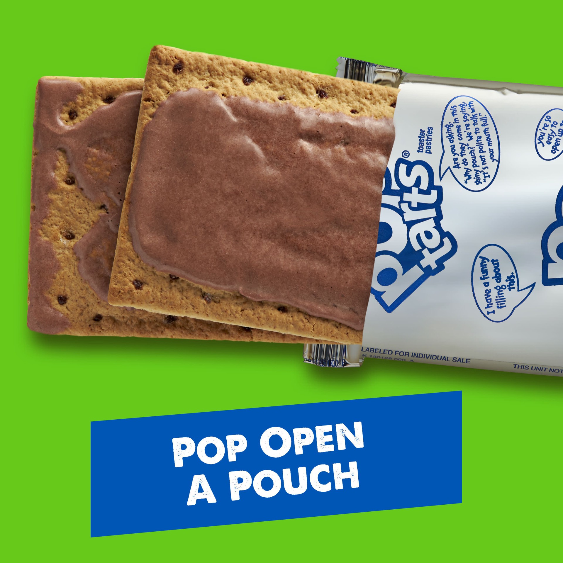 slide 4 of 5, Pop-Tarts Toaster Pastries, Breakfast Foods, Kids Snacks, Frosted S'mores, 3.3oz Pouch, 2 Pop-Tarts, 3.3 oz