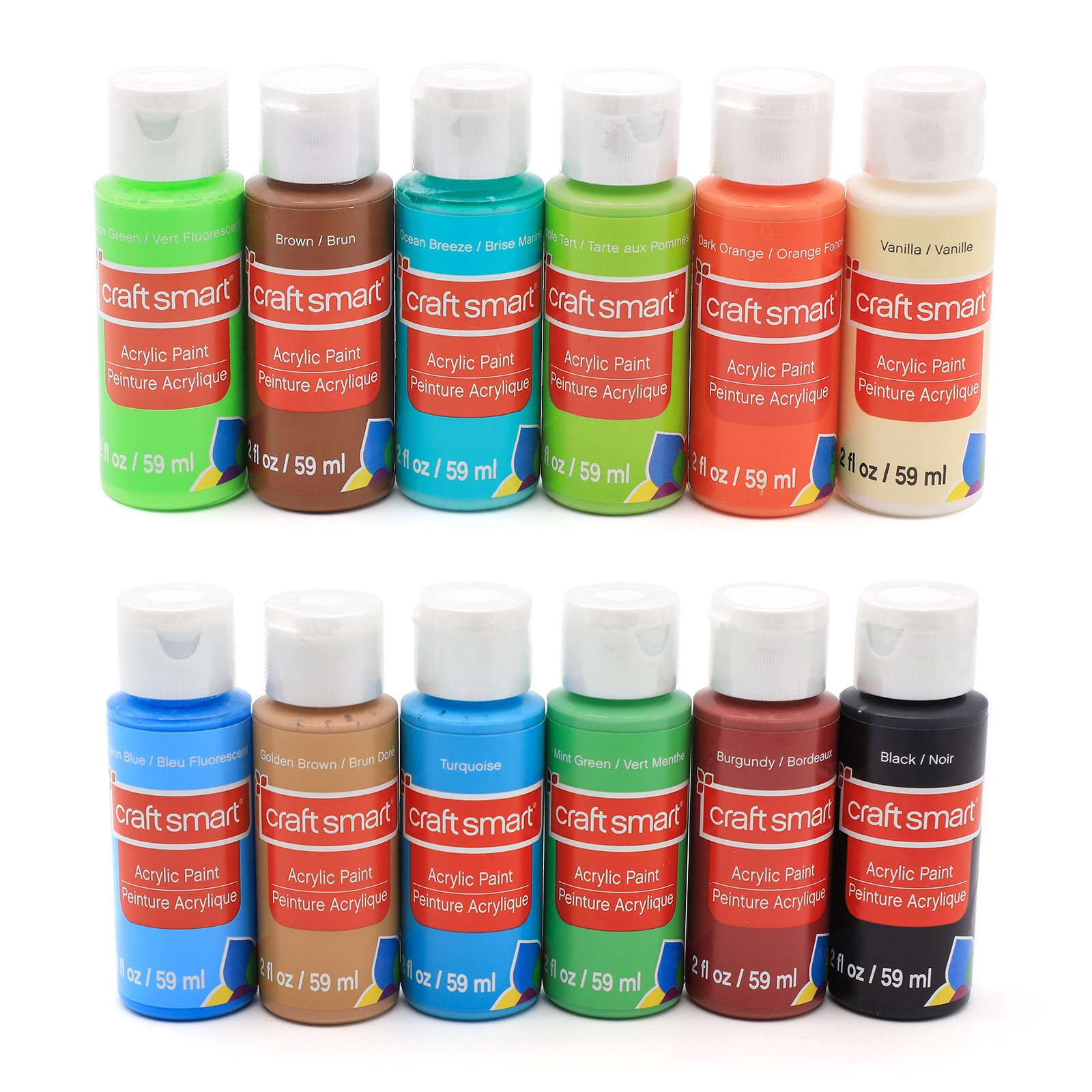 slide 9 of 11, Super Value Acrylic Paint Set By Craft Smart, 2 oz