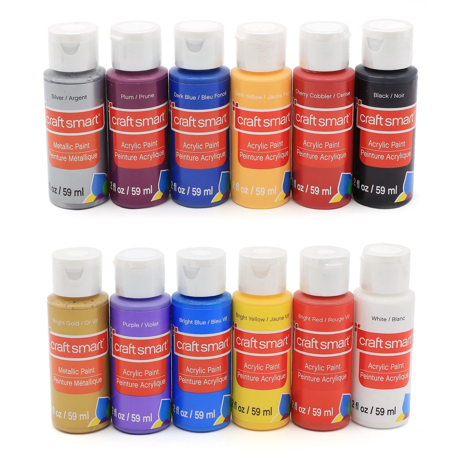 slide 6 of 11, Super Value Acrylic Paint Set By Craft Smart, 2 oz