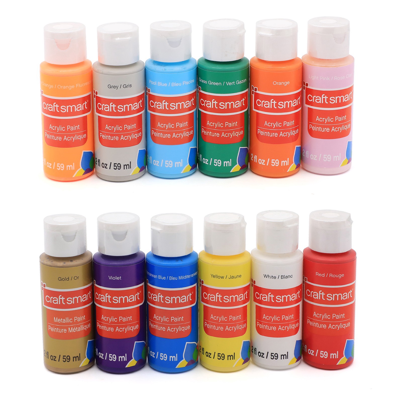 slide 8 of 11, Super Value Acrylic Paint Set By Craft Smart, 2 oz