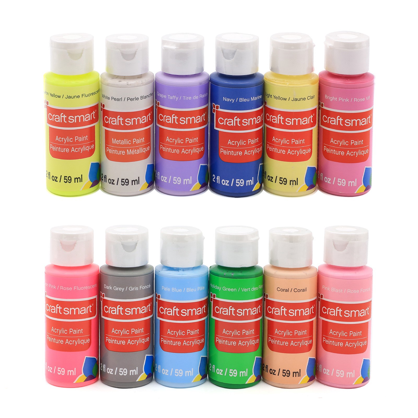 slide 5 of 11, Super Value Acrylic Paint Set By Craft Smart, 2 oz