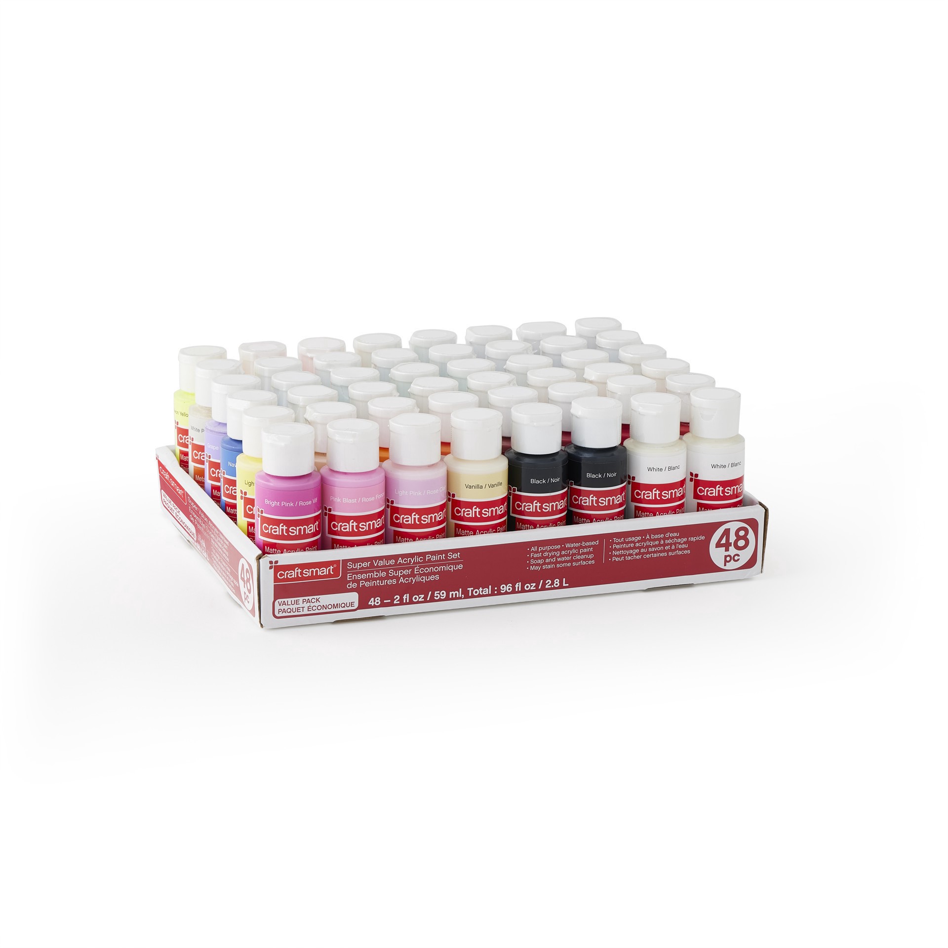 slide 7 of 11, Super Value Acrylic Paint Set By Craft Smart, 2 oz