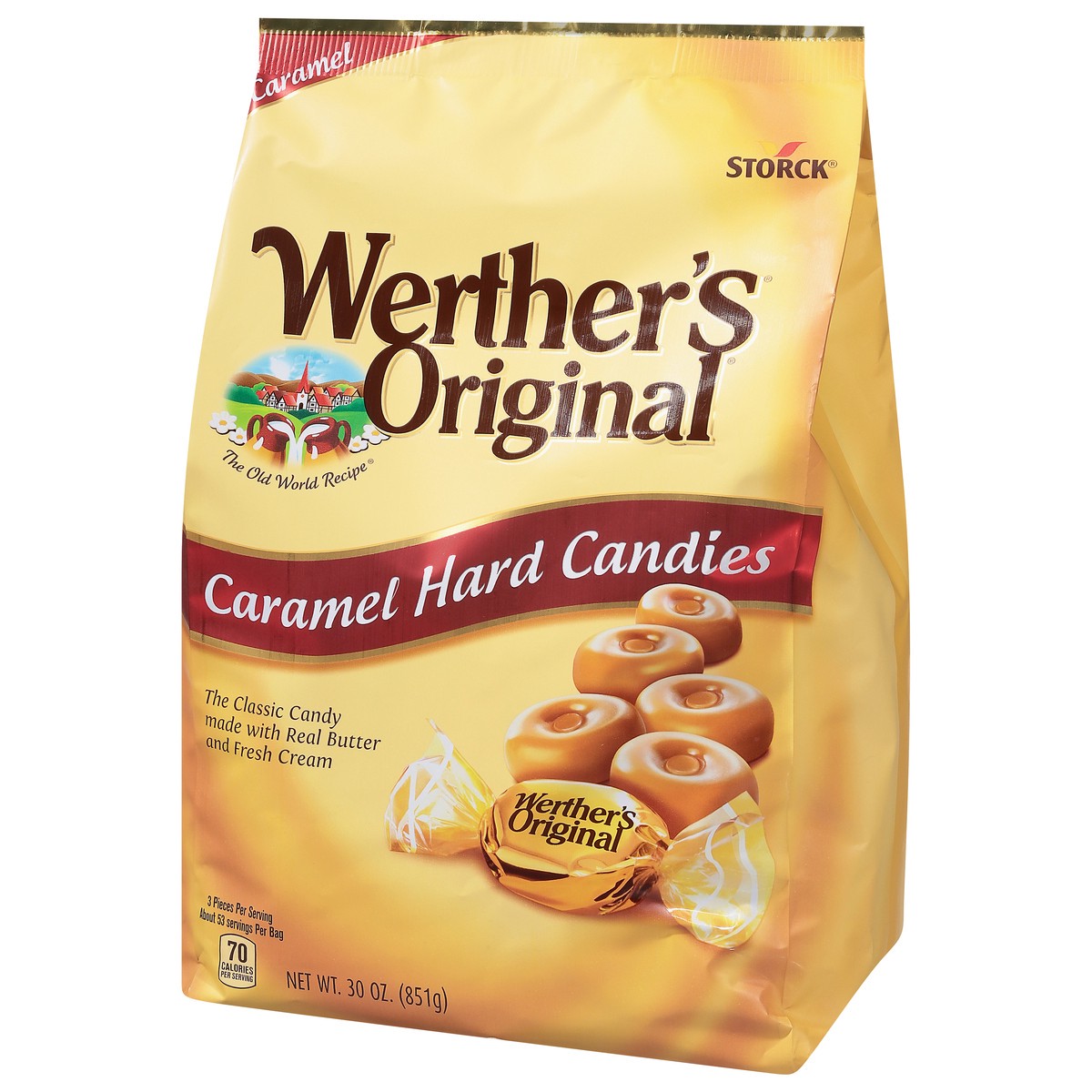 slide 3 of 9, Storck Werther's Original Caramel Hard Candies 30 oz, 30 oz