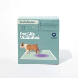 Pet Life Unlimited Dog Pads, Health Tracker, 10 ct
