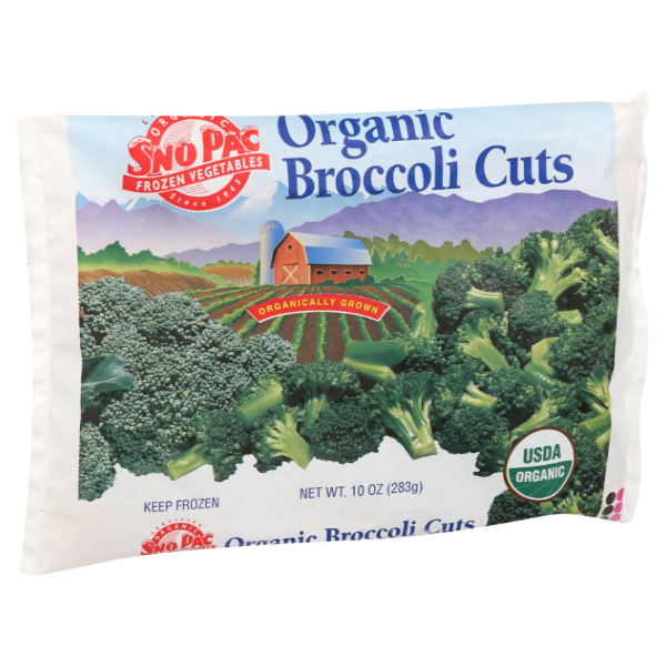 slide 1 of 1, Sno Pac Organic Broccoli Cuts, 10 oz