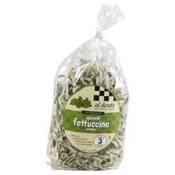 Al Dente Spinach Fettucine Noodles 12 oz