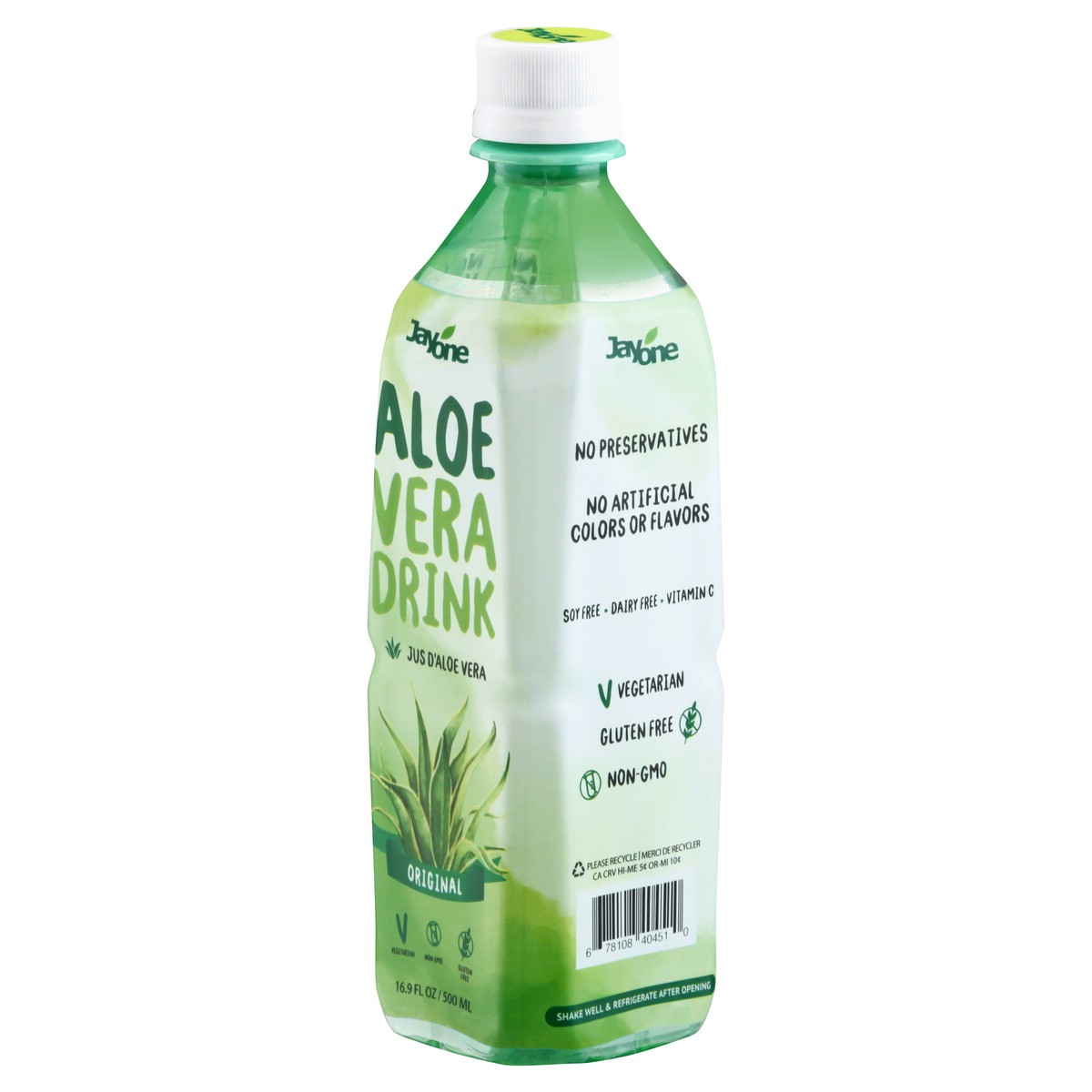 slide 4 of 10, Jayone Original Aloe Vera Drink 16.9 oz, 16.9 fl oz
