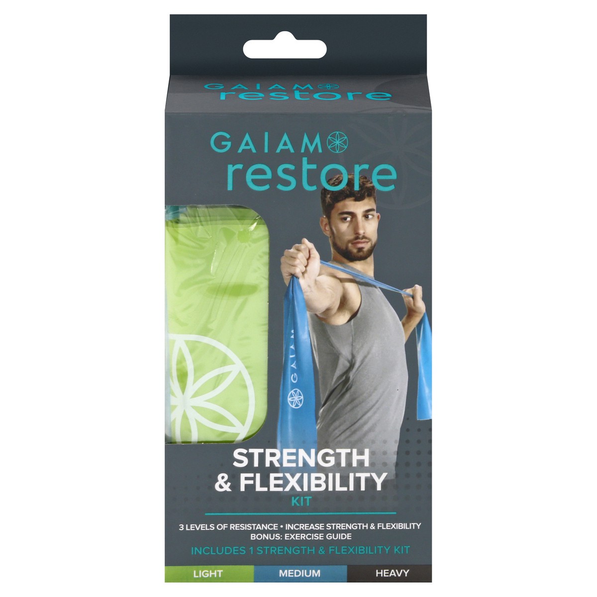 slide 1 of 11, Gaiam Restore Strength Flex Kit, 1 ct