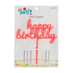 Meijer Party Happy Birthday Cake Topper, 1 Ct