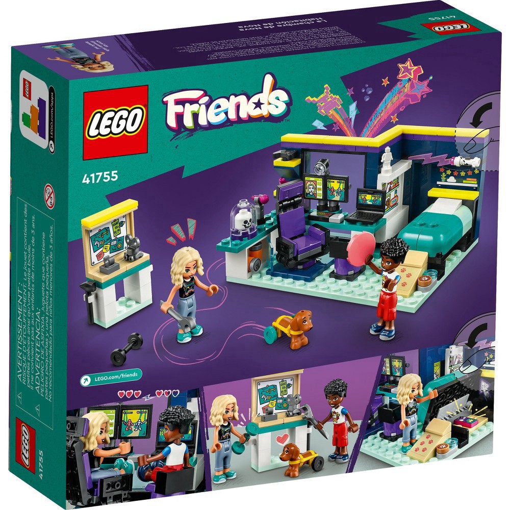 slide 11 of 11, LEGO Friends Nova's Room Gaming Bedroom Playset 41755, 179 ct