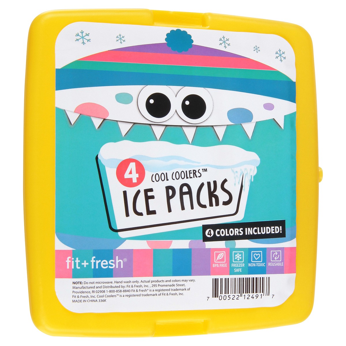 slide 2 of 9, Fit & Fresh Cool Coolers Ice Packs 4 ea, 4 ct