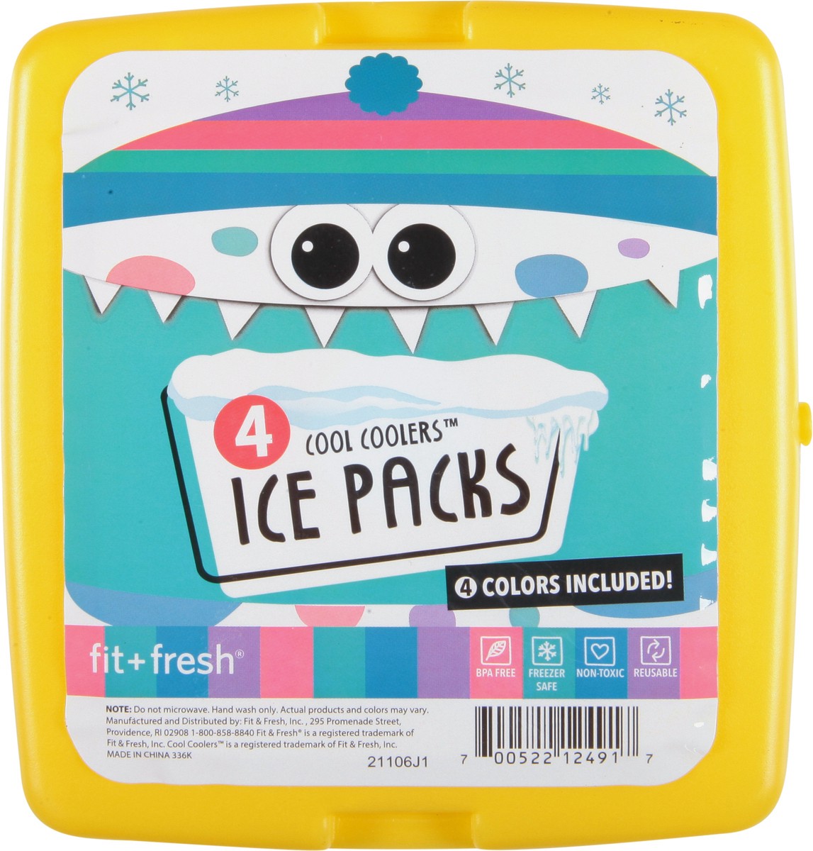 slide 6 of 9, Fit & Fresh Cool Coolers Ice Packs 4 ea, 4 ct
