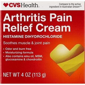 slide 1 of 1, CVS Health Arthritis Pain Relief Cream, 4 Oz, 4 oz
