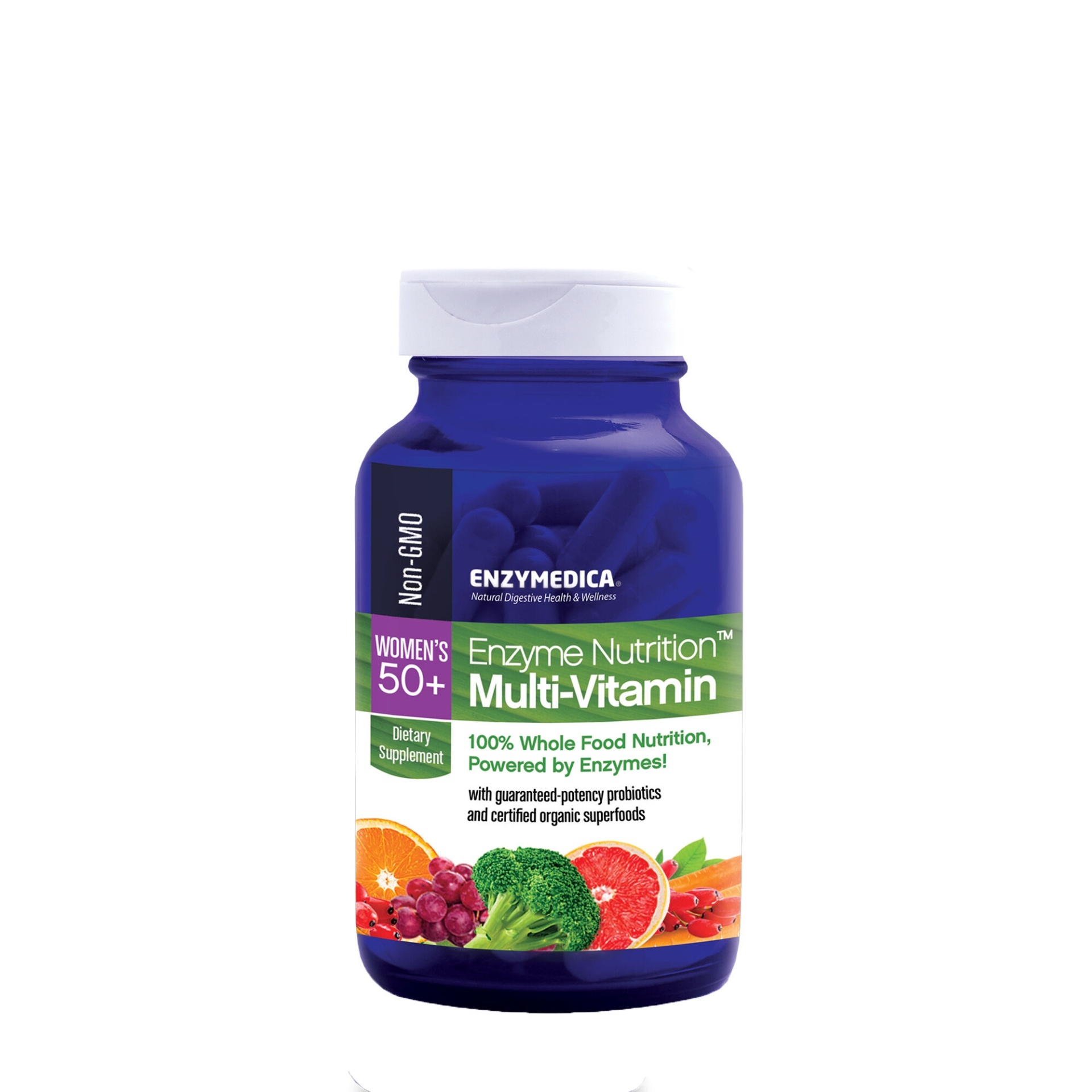 slide 1 of 1, Enzymedica Enzyme Nutrition Women's 50+ Multivitamin, 60 ct