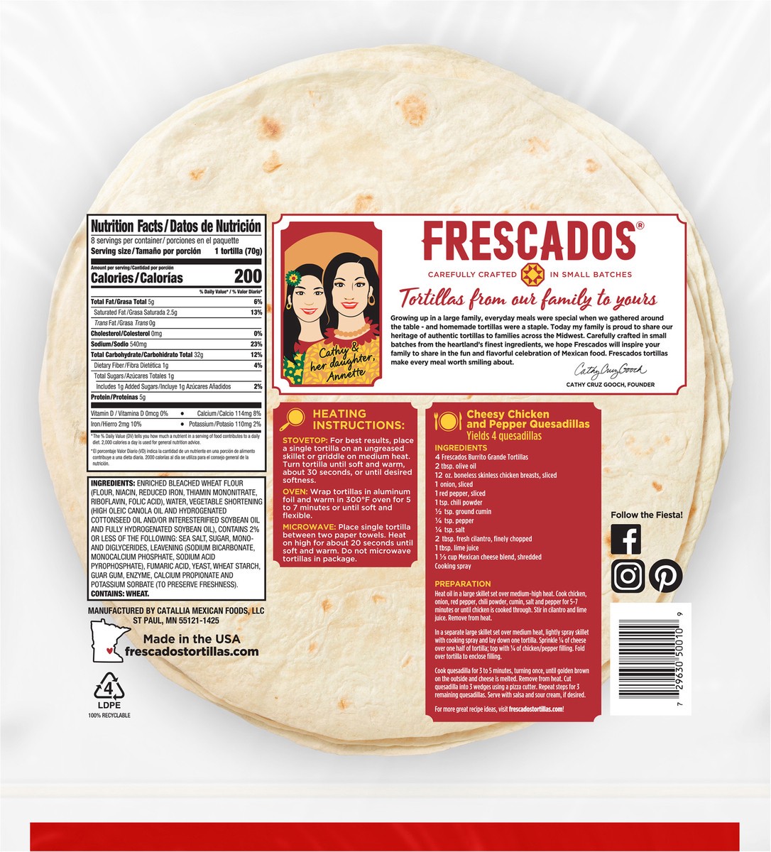 slide 3 of 4, Frescados Tortillas, 8 ct