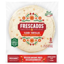 Frescados Tortillas, Flour, Burrito Grande Style