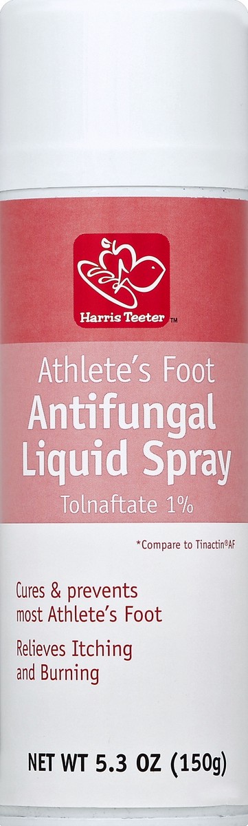 slide 2 of 2, Harris Teeter Athlete's Foot Antifungal Liquid Spray, 5.3 oz