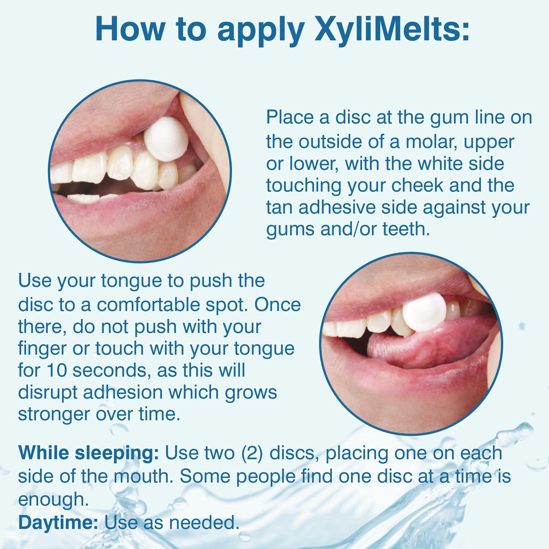 slide 5 of 5, OraCoat XyliMelts Dry Mouth Mild-Mint Flavor Stick-On Melts 40 ea, 40 ct