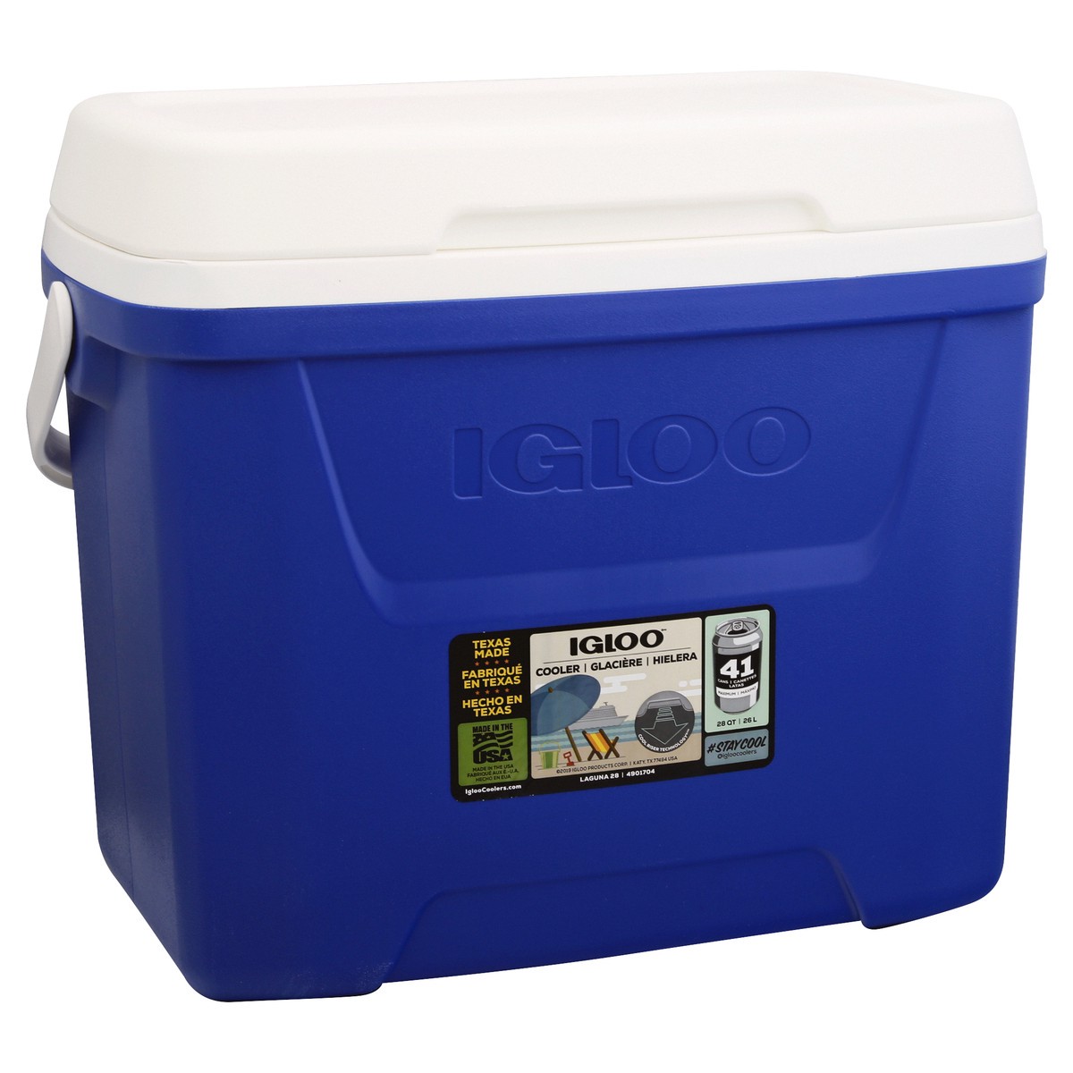 slide 4 of 11, Igloo Blue Laguna 28Qt Cooler, 1 ct