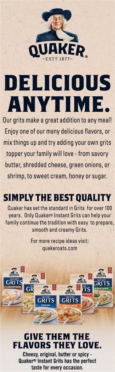 slide 3 of 6, Quaker Instant Grits Variety 9.8 Oz 10 Count, 10 ct