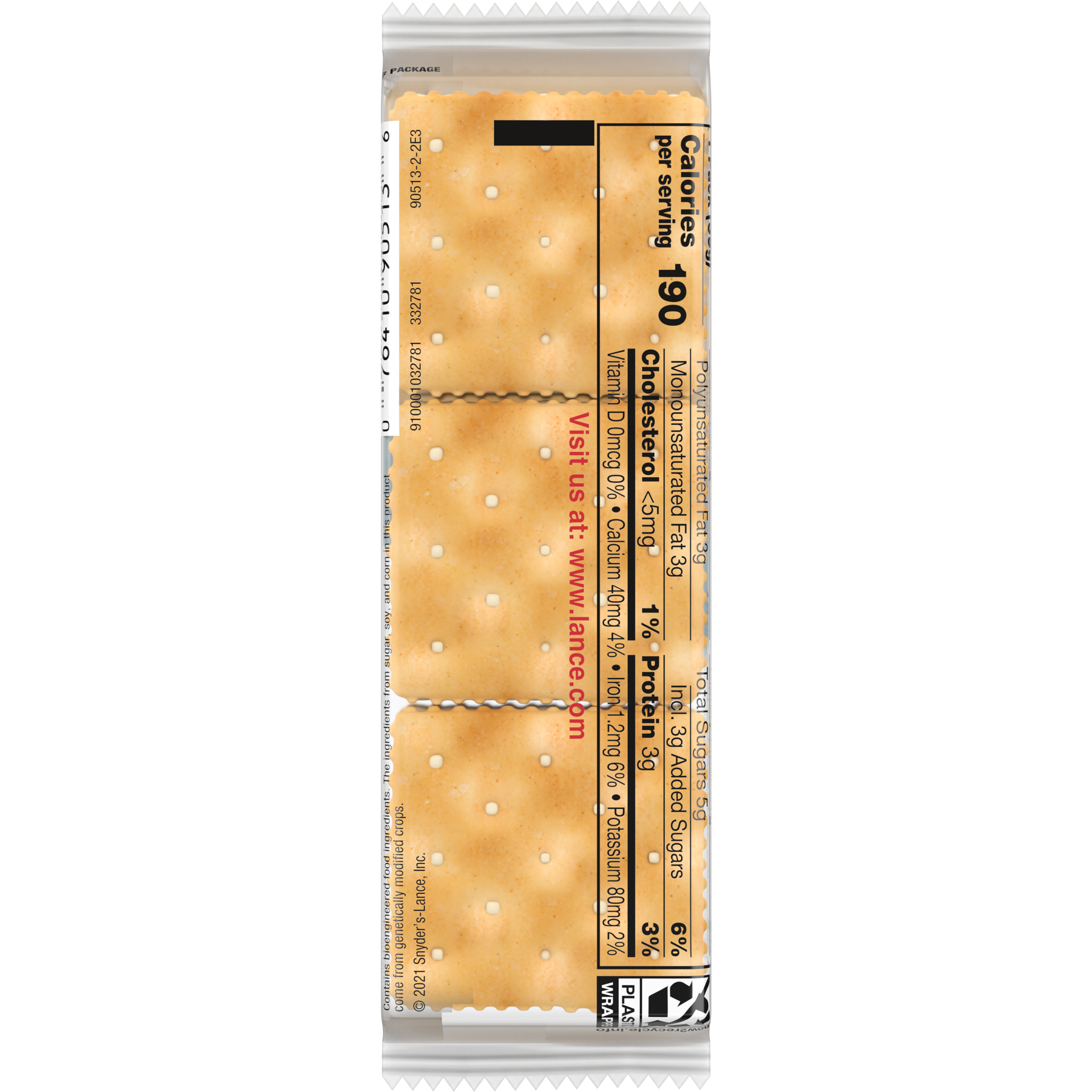 slide 4 of 5, Lance Captain's Wafers White Cheddar Sandwich Crackers, 1.370 oz