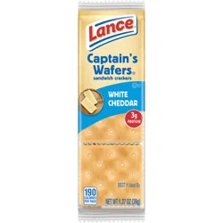 Lance Captain's Wafers White Cheddar Sandwich Crackers