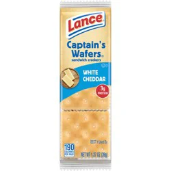 Lance Captain's Wafers White Cheddar Sandwich Crackers