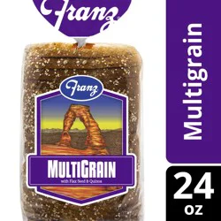Franz Multigrain With Flax Seed & Quinoa Widepan Bread - 24 Oz