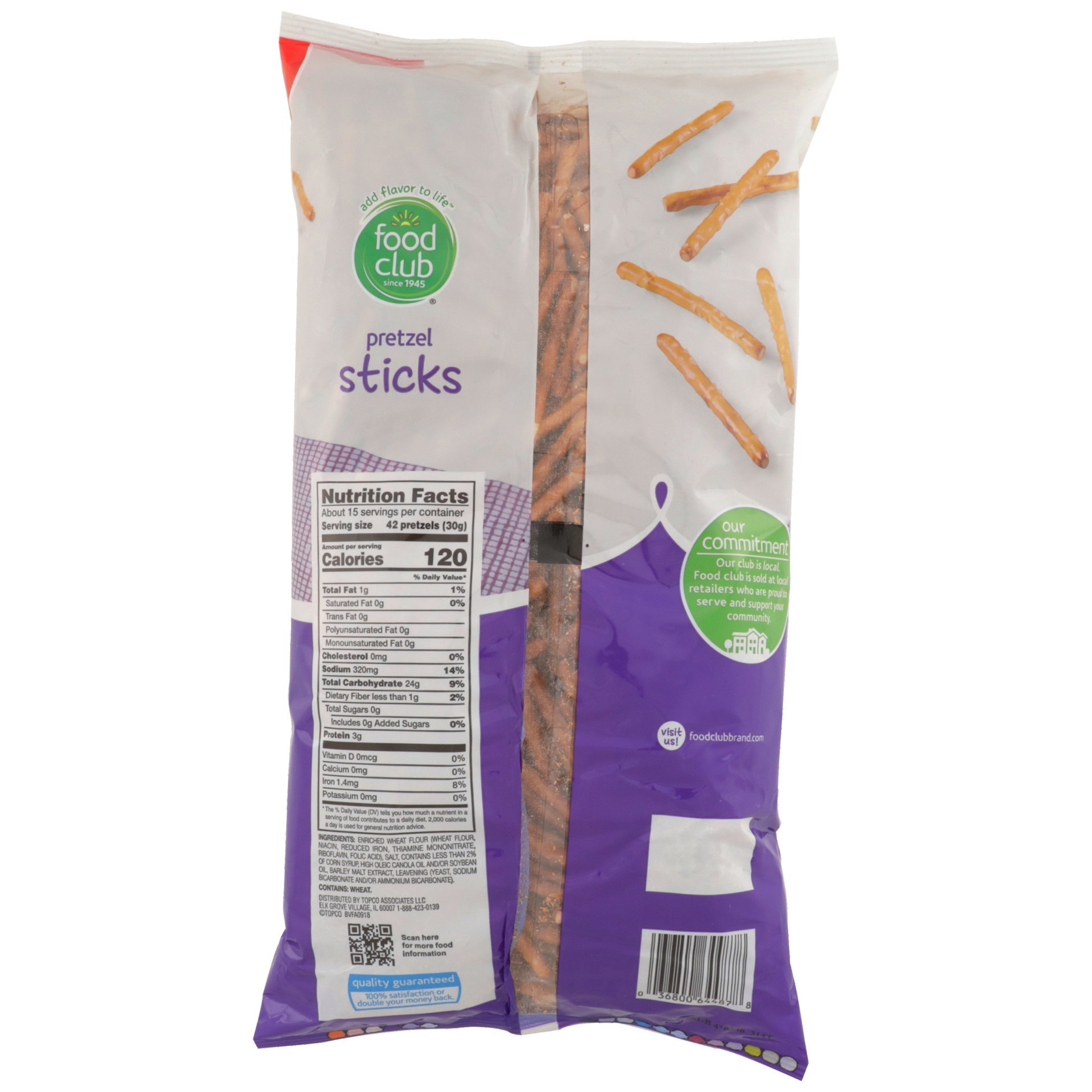 slide 2 of 6, Food Club Pretzel - Sticks, 16 oz