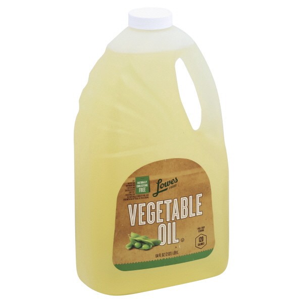 slide 1 of 1, Lowes Foods Vegetable Oil 100% Pure, 64 oz