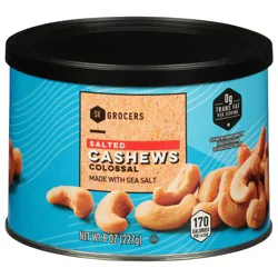 SE Grocers Salted Cashews Colossal