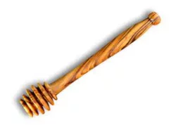 Natural Olivewood Olive Wood Honey Dipper