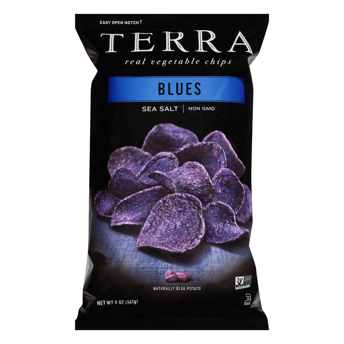 slide 8 of 9, Terra Sea Salt Real Blues Vegetable Chips 5 oz, 5 oz