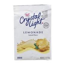 slide 1 of 1, Crystal Light Lemonade Drink Mix, 2 oz