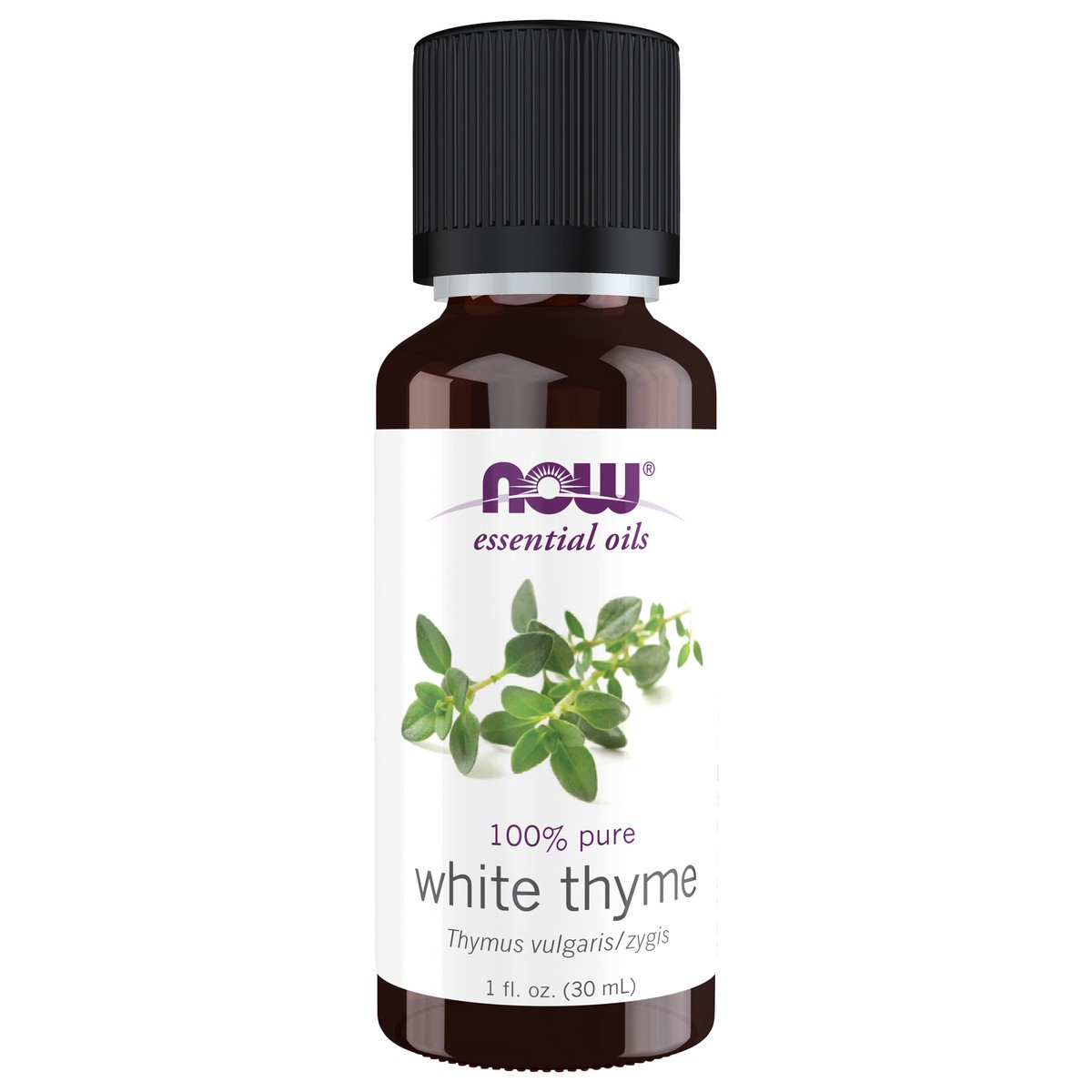 slide 1 of 4, NOW White Thyme Oil - 1 fl. oz., 1 fl oz