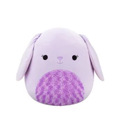 Squishmallows 16" Lavender Bunny with Purple Swirl Fur Belly