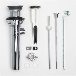 EasyPOPUP Sink/Lavatory Pop-Up Drain - Chrome Plated ABS Body with Overflow