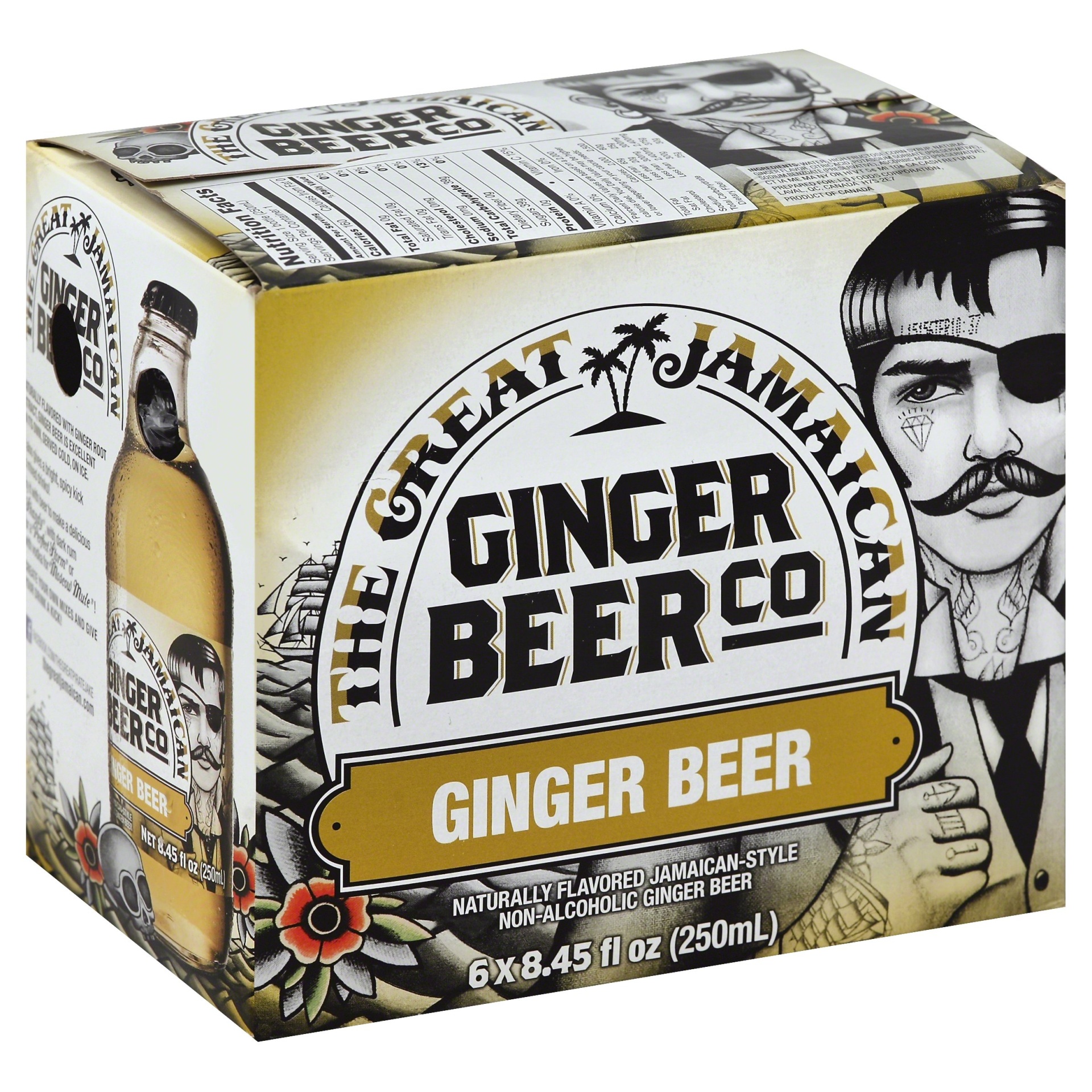 slide 1 of 1, The Great Jamaican Ginger Beer, 6 ct; 8.45 oz