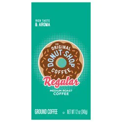 Donut Shop The Original Donut Shop Coffee, Regular, Medium Roast, Ground Coffee, 12 oz Bag