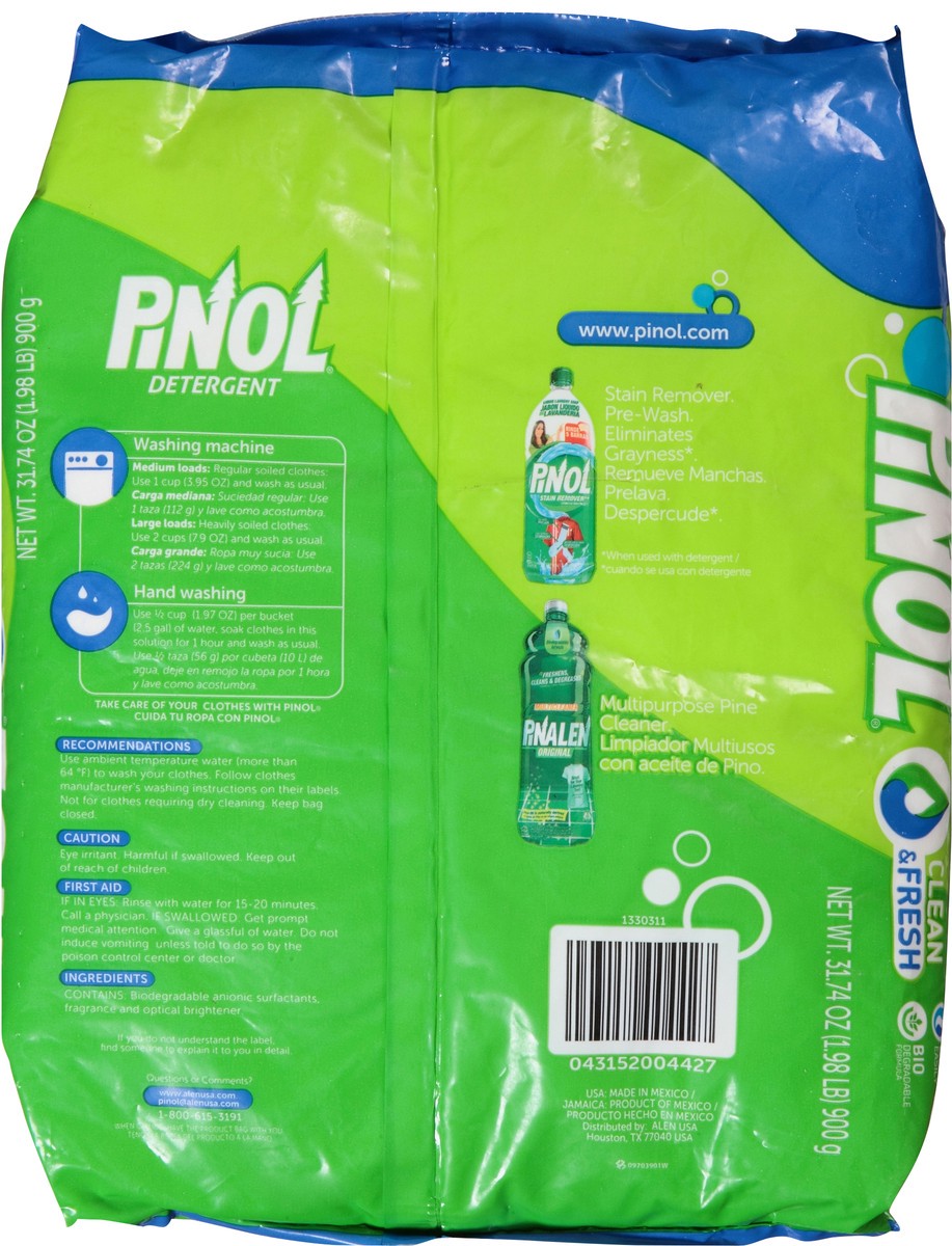 slide 7 of 8, Pinol Powder Laundry Detergent, 1.98 lb