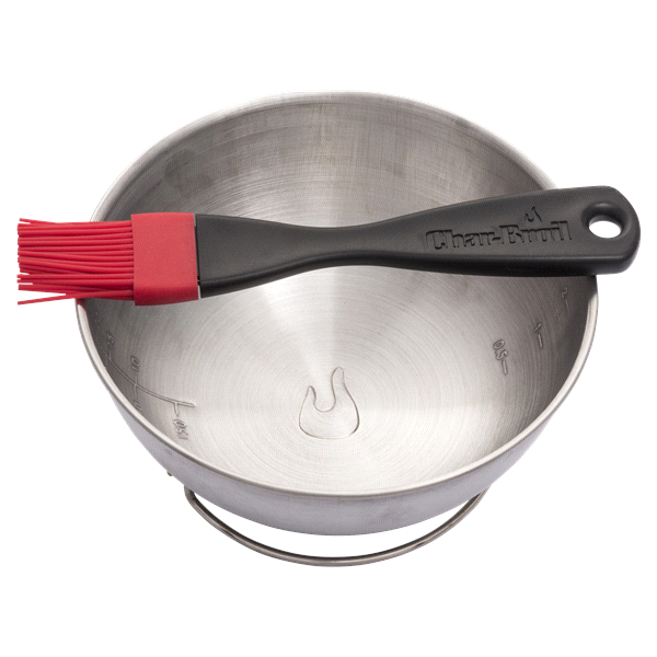 slide 1 of 1, Char-Broil Melting Dome and Basting Set Stainless Steel, 1 ct